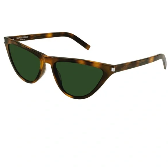 Saint Laurent SL550 SLIM 002 Cat Eye Havana Tortoiseshell 56-16-145 Sunglasses - Picture 2 of 16